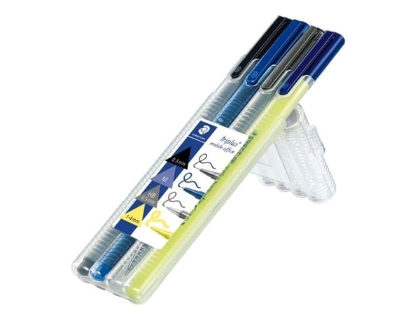 Monitoimisarja Staedtler Triplus, 4 kpl:n laatikko.
