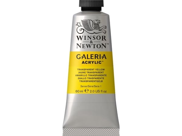 Galeria akrylmaling 60 ml transparent gul 653