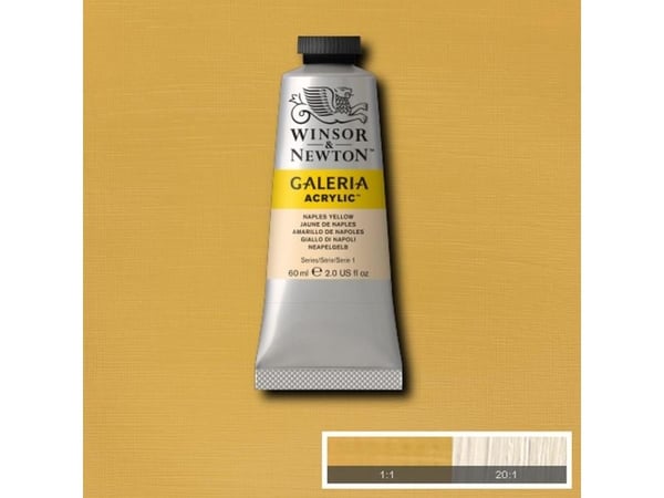 Galeria akrylmaling 60 ml Naples Yellow 422