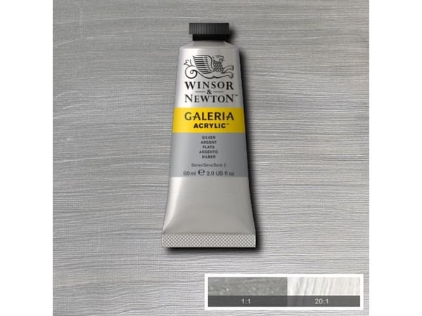 Galeria Acrylic 60ml Metallic Silver 617