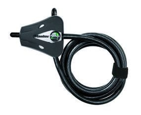 MASTER LOCK 8417EURDPRO, Kabellås, Svart, Stål, Vinyl, Vinyl, Stål, 1800 mm