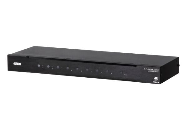 ATEN VanCryst VS0801HB 8-Port True 4K HDMI Switch - Video/audio switch - 8 x HDMI - rackmonterbar