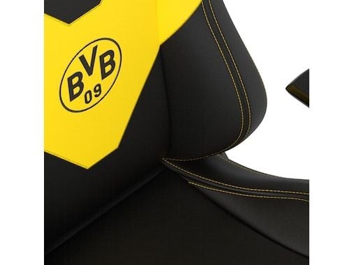 noblechairs EPIC BVB, PC-pelituoli, 120 kg, pehmustettu istuin, Pehmustettu selkänoja, 140 cm, 185 cm
