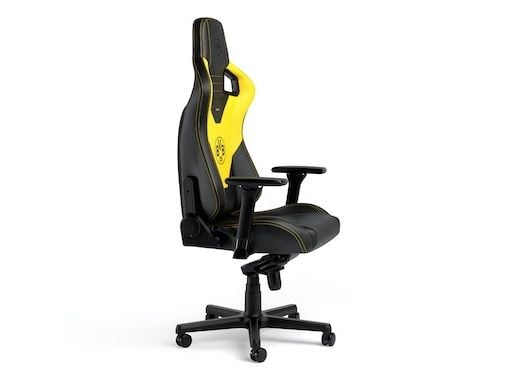noblechairs EPIC BVB, PC-pelituoli, 120 kg, pehmustettu istuin, Pehmustettu selkänoja, 140 cm, 185 cm