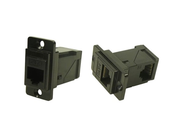 Cliff RJ-liitin CP30752MB Adapteri, uppoasennus Musta 1 kpl Cliff RJ-liitin CP30752MB Adapteri, uppoasennus Musta 1 kpl