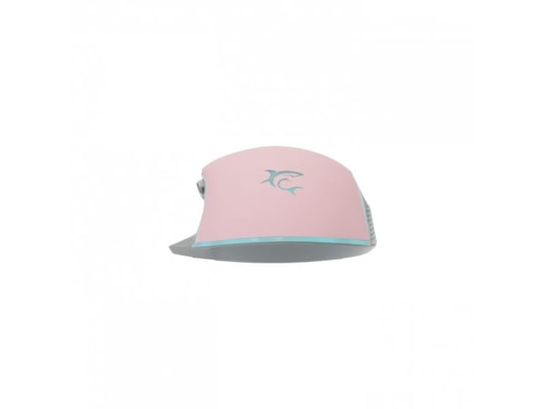 White Shark GARETH Pink, Høyre hendt, Optisk, USB Type-A, 6400 DPI, Grå, Rosa