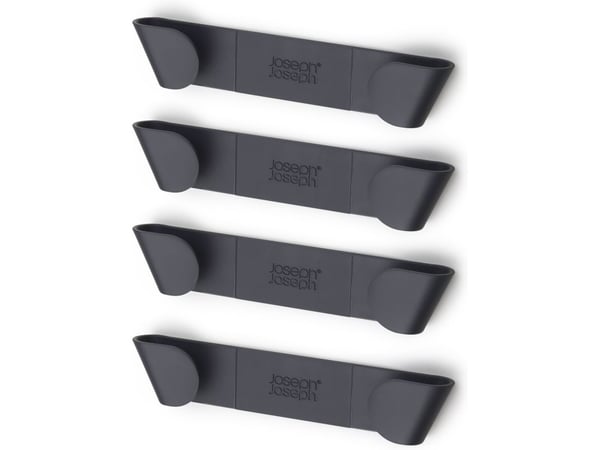 Joseph Joseph CupboardStore 4-pak lokk-/lokkholder, grå (85149) Joseph Joseph CupboardStore 4-pak lokk-/lokkholder, grå (85149)
