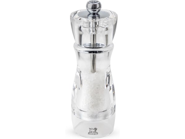 Peugeot Vittel, Saltkvern, Gjennomsiktig, Hvit, Akryl, 160 mm