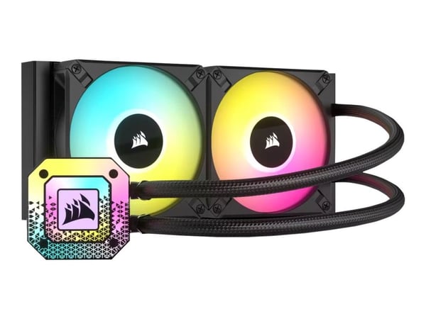 CORSAIR iCUE H100i ELITE CAPELLIX XT - Kylsystem med vätska till processorn - Elementstorlek: 240 mm - (för: LGA1700, LGA1200, LGA1150, LGA1151, LG...