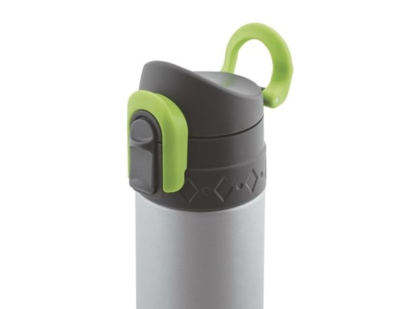 JATA Mod. 826, Turgåing, 500 ml, Skrulokk, Rustfritt stål, Grå
