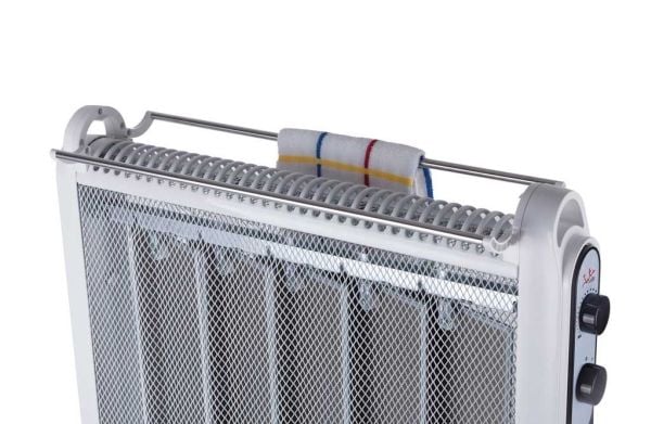 JATA RD227B, Innendørs, Gulv, Sort, Hvit, Rotasjon, 2000 W, 1200 W