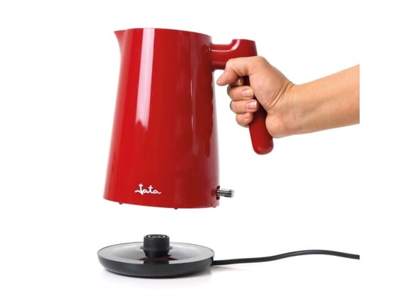 JATA JEHA1038, 1 l, 2200 W, Rød, Vannivåindikator, Overopphetingsbeskyttelse, Trådløs