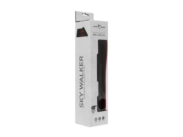 White Shark GMP-1899 SKYWALKER XL, Sort, Rød, Bilde, Gummi, Tekstil, Musematte til gaming