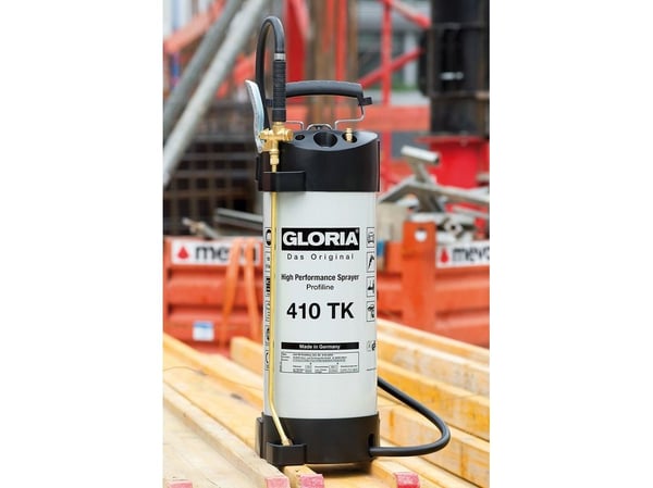 GLORIA 410 TK Profiline, Håndbasert sprøytepistol, 10 l, 13,7 l, Sort, Hvit, Rustfritt stål, Messing