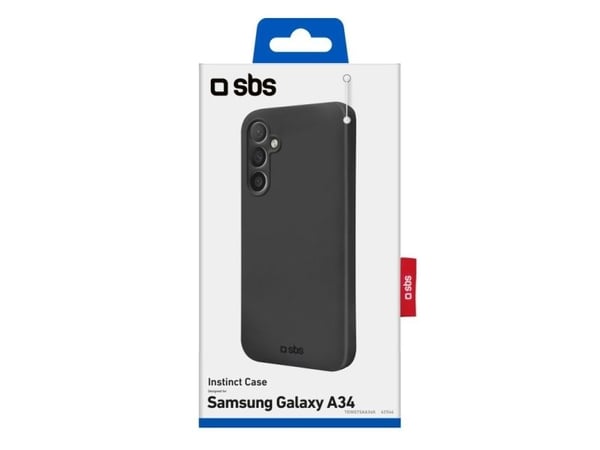 SBS Cover Instinct Samsung Galaxy A34:lle musta
