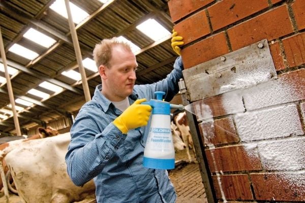 GLORIA FoamMaster FM 10, Blå, Hvit, 1 l, Plast, 1 stykker, 1,55 l, 3 stang