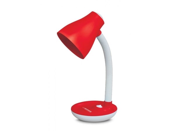 Esperanza ELD114R, Rød, Barnerom, Kontor, E27, 1 ampuller, 12 W, LED