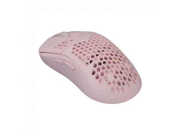 White Shark Galahad Pink, Ambidekstriøs, Optisk, USB Type-A, 7200 DPI, Rosa