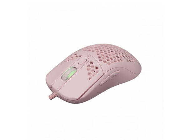 White Shark Galahad Pink, Ambidekstriøs, Optisk, USB Type-A, 7200 DPI, Rosa