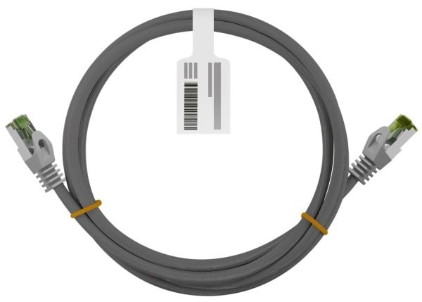 Goobay 61115, 1 m, Cat8.1, S/FTP (S-STP), RJ-45, RJ-45, Grå