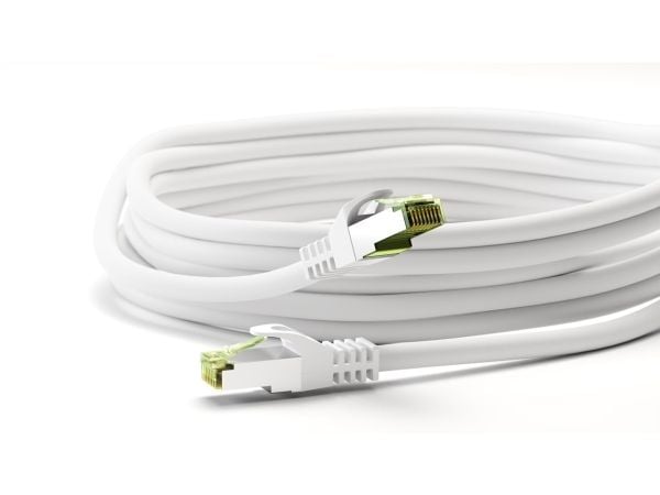 Goobay 61102, 0,25 m, Cat8.1, S/FTP (S-STP), RJ-45, RJ-45, Hvit