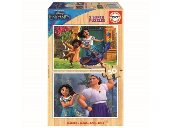 Educa 2x50 Encanto Disney Madera puu