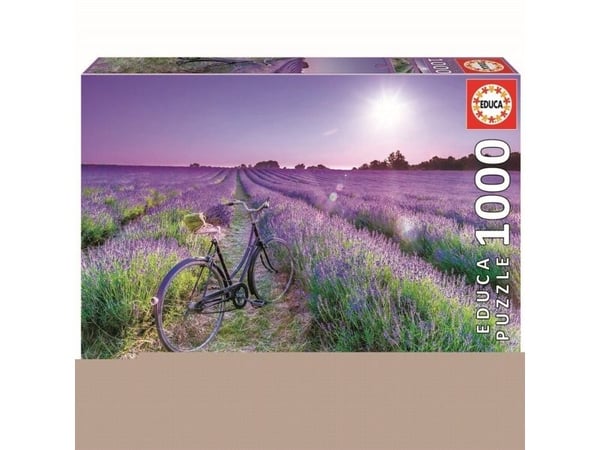 Educa 1000 Bike In A Lavender Field