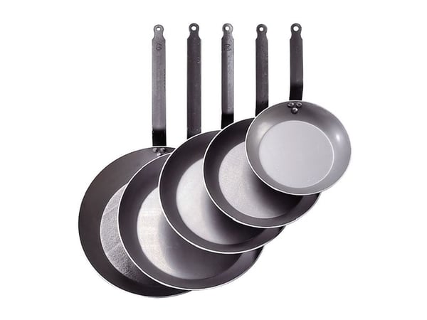 de Buyer CARBONE PLUS - Stekepanne - 24 diameter x 3.9 cm - rund