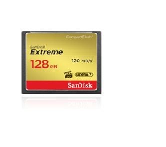 SanDisk Extreme - Flashhukommelseskortti - 128 GB - 567x - CompactFlash-levyjä