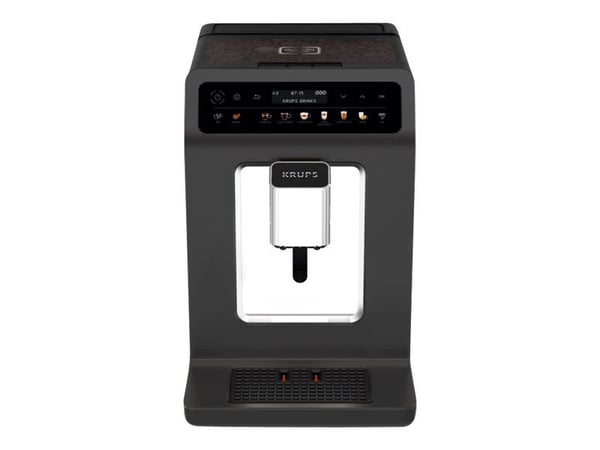 Krups Evidence One EA895N10 - Automatisk kaffemaskin med melkeskummer - 15 bar - antrasitt