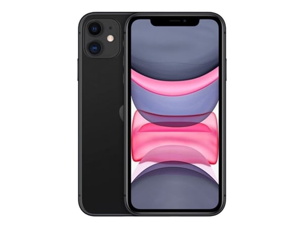 Refurbished | Apple iPhone 11 - 4G-älypuhelin - kaksi SIM-korttia - 64 Gt - LCD-näyttö - 6,1" - 1792 x 828 pikseliä - 2x laukkukamera 12 MP, 12 MP ...