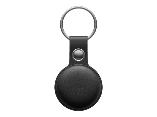 MiLi MiTag - Anti-tap Bluetooth-tag - Hvit (inkl. svart lærreim) | Krever Apple-enhet