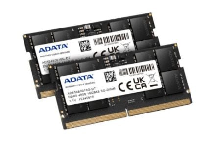 ADATA DDR5 32GB - 4800 - CL - 40 - ECC - SO-DIMM - AD5S480032G-S - Premier - musta - musta