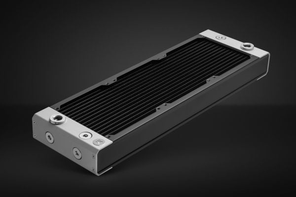 EK Water Blocks 3831109838426, Element, mässing, Koppar, Rostfritt stål, Svart, 1/4", 1 Bar, 130 mm