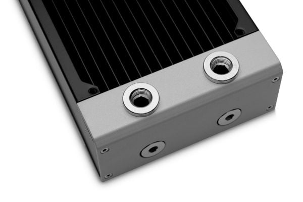 EK Water Blocks 3831109838426, Radiator, Messing, Kopper, Rustfritt stål, Sort, 1/4", 1 stang, 130 mm