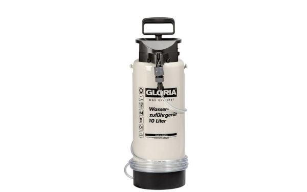 GLORIA Type 10, Håndbasert sprøytepistol, 10 l, 12,2 l, Sort, Hvit, Plast, 3 stang