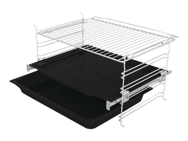 Gorenje Essential BOS6737E13X - Ugn - med ångfunktion - inbyggd - fördjupning - bredd: 56 cm - djup: 55 cm - höjd: 59 cm - med självrengöring - Kla...