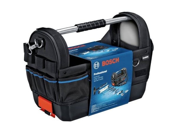 Bosch Professional GWT 20 1600A02H5B Käsityöläisen, auton, sähköasentajan, putkimiehen, ammattilaisen, teknikon työkalulaukku varustettuna (L x S x...