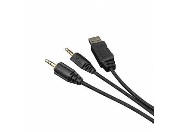 White Shark Caracal, Kabel, Spela, 416 g, Headset, Svart, Silver