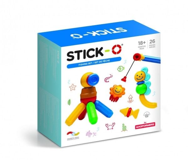 Magformers Stick-O fiskesett med magnetklosser 26 deler (005-902006)