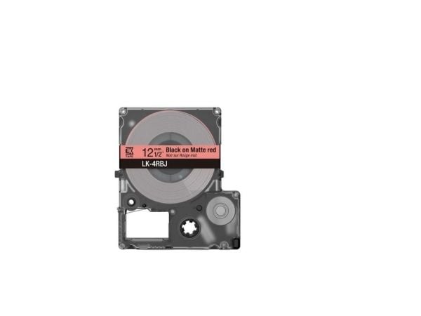 Epson LabelWorks LK-4RBJ - Matta - Punainen/musta - Rulla (1,2 cm) ( C53S672071 )