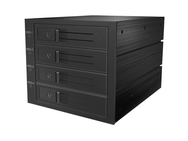 Kieszeń Icy Box Kieszeń Icy Box IB-564SSK Bakplan 4x 3,5 HDD med zatoce 3x 5,25 6Gb/s (56004)
