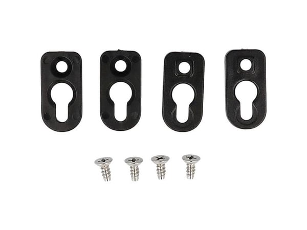 Hammond Electronics 1556FOOTBK-4 monteringsfot ABS, sort (L x B x H) 51 x 51 x 5 mm 4 stk Hammond Electronics 1556FOOTBK-4 monteringsfot ABS, sort (L x B x H) 51 x 51 x 5 mm 4 stk