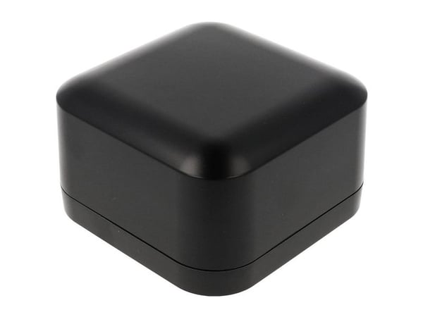 Hammond Electronics 1556DABK universalkabinett 120 x 120 x 70 ABS-plast flammehemmende sort (1 stk.)