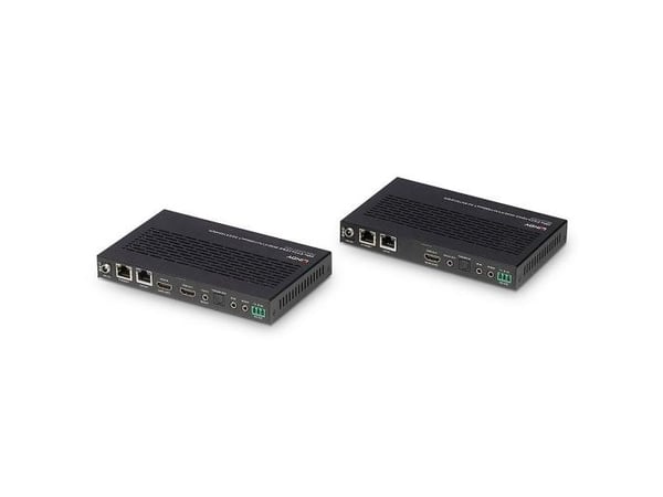 Lindy 38344, Sender og Mottaker, Koblet med ledninger (ikke trådløs), 100 m, Cat6a, 3840 x 2160 piksler, 60 Hz