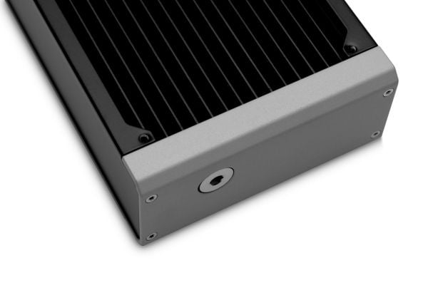 EK Water Blocks Quantum Surface X360M, Radiator, Aluminium, Rustfritt stål, Sort, 1/4", 1 stang, 130 mm
