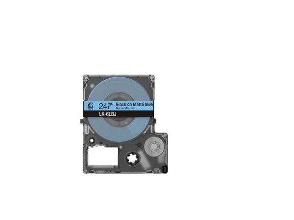 Epson LK-6LBJ, Musta, Sininen, Lämpösiirto, Matta, 2,4 cm