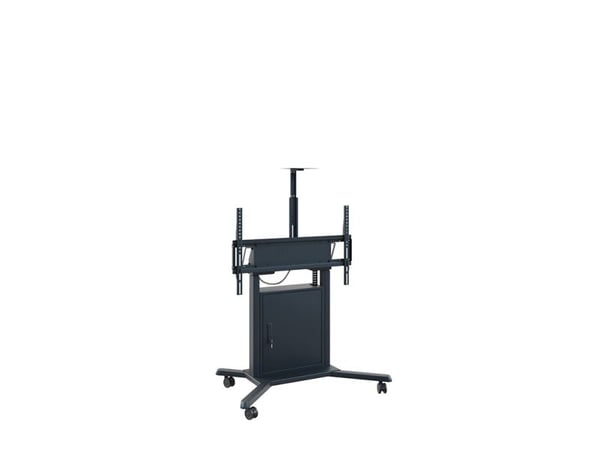 HAGOR HP Twin Lift M-B - Vogn - for flatpanel - svart - skjermstørrelse: 55"-86" - monteringsgrensesnitt: inntil 900 x 600 mm - for Cisco Webex Boa...