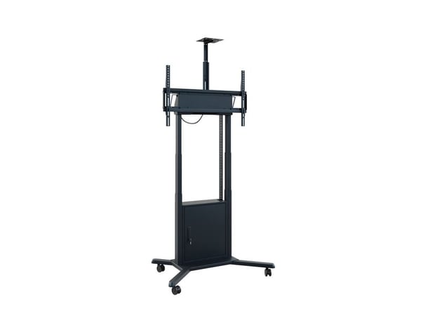 HAGOR HP Twin Lift M-B - Vogn - for flatpanel - svart - skjermstørrelse: 55"-86" - monteringsgrensesnitt: inntil 900 x 600 mm - for Cisco Webex Boa...