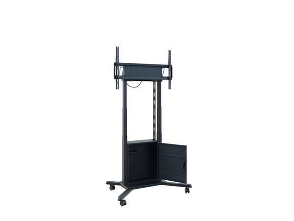HAGOR HP Twin Lift M-B - Vogn - for flatpanel - svart - skjermstørrelse: 55"-86" - monteringsgrensesnitt: inntil 900 x 600 mm - for Cisco Webex Boa...